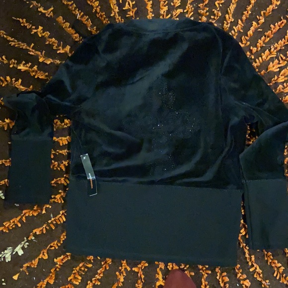 BCBG Large Velor Sweatshirt - Picture 5 of 6